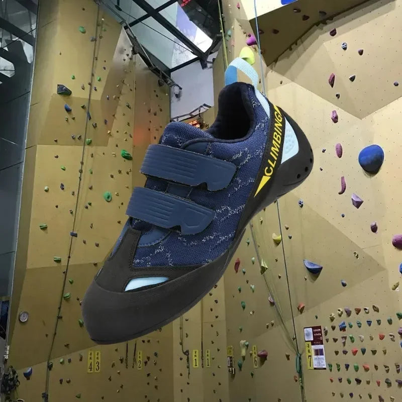Tênis de escalada profissional masculino para boulder, novo modelo para iniciantes, ideal para escalada ao ar livre, em ambientes internos e externos.