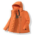 Jaquetas de lã impermeáveis unissex JNLN, corta-vento térmico de inverno para homens e mulheres, ideais para caminhadas, camping, esqui e escalada.
