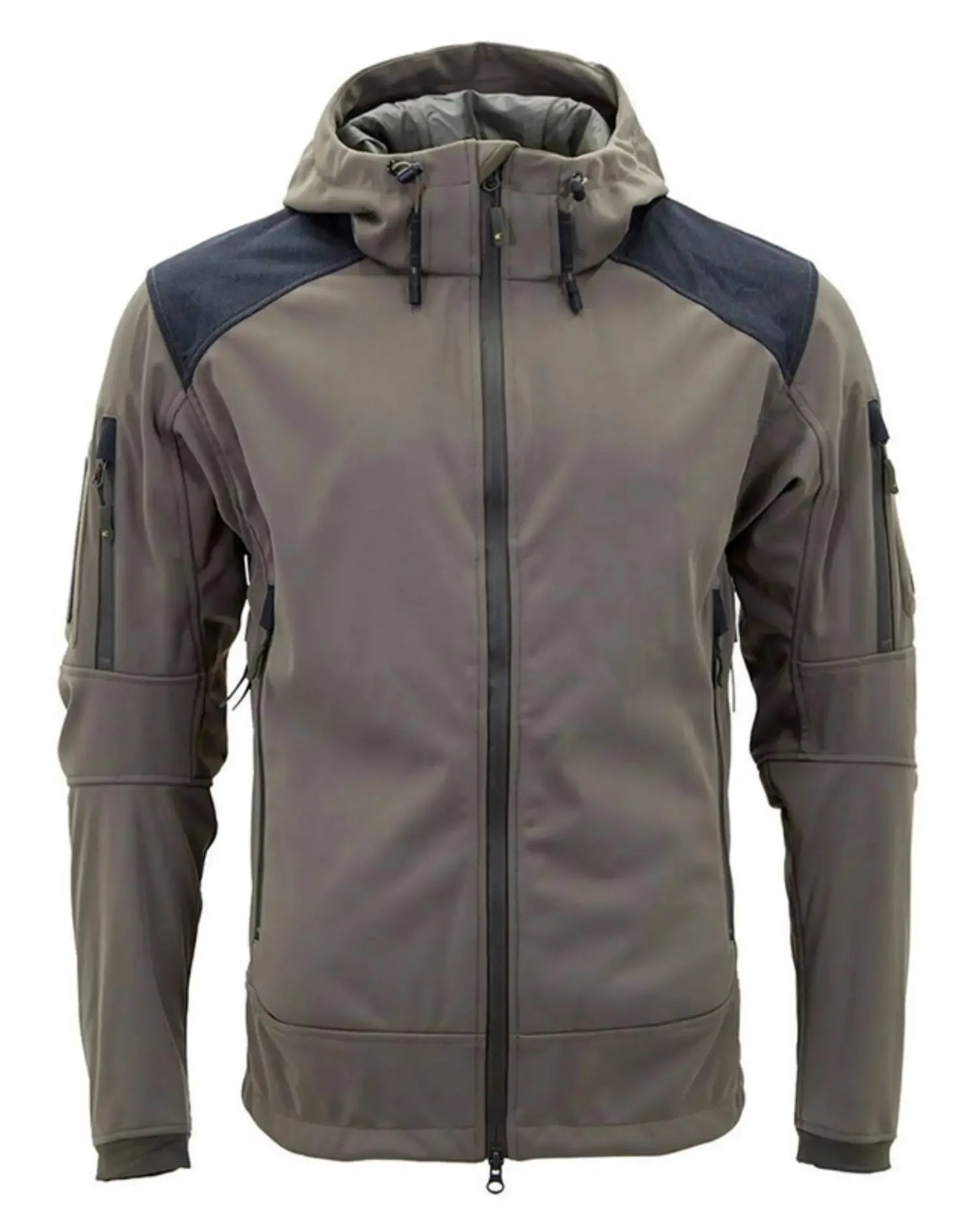 Jaqueta masculina leve e quente com estampa camuflada 2026 - Casaco de ciclismo de algodão para frio, à prova de vento, com capuz e vários bolsos.