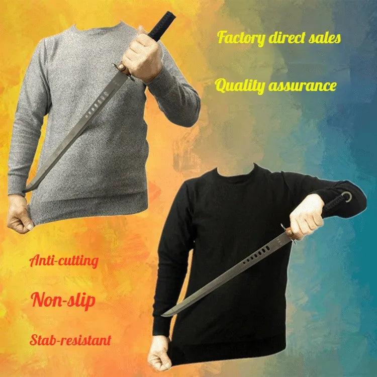 Equipamento Tático de Autodefesa SWAT Policial Grau 5 Anti-Corte de Faca Camiseta HPPE Resistente a Cortes Manga Longa Militar