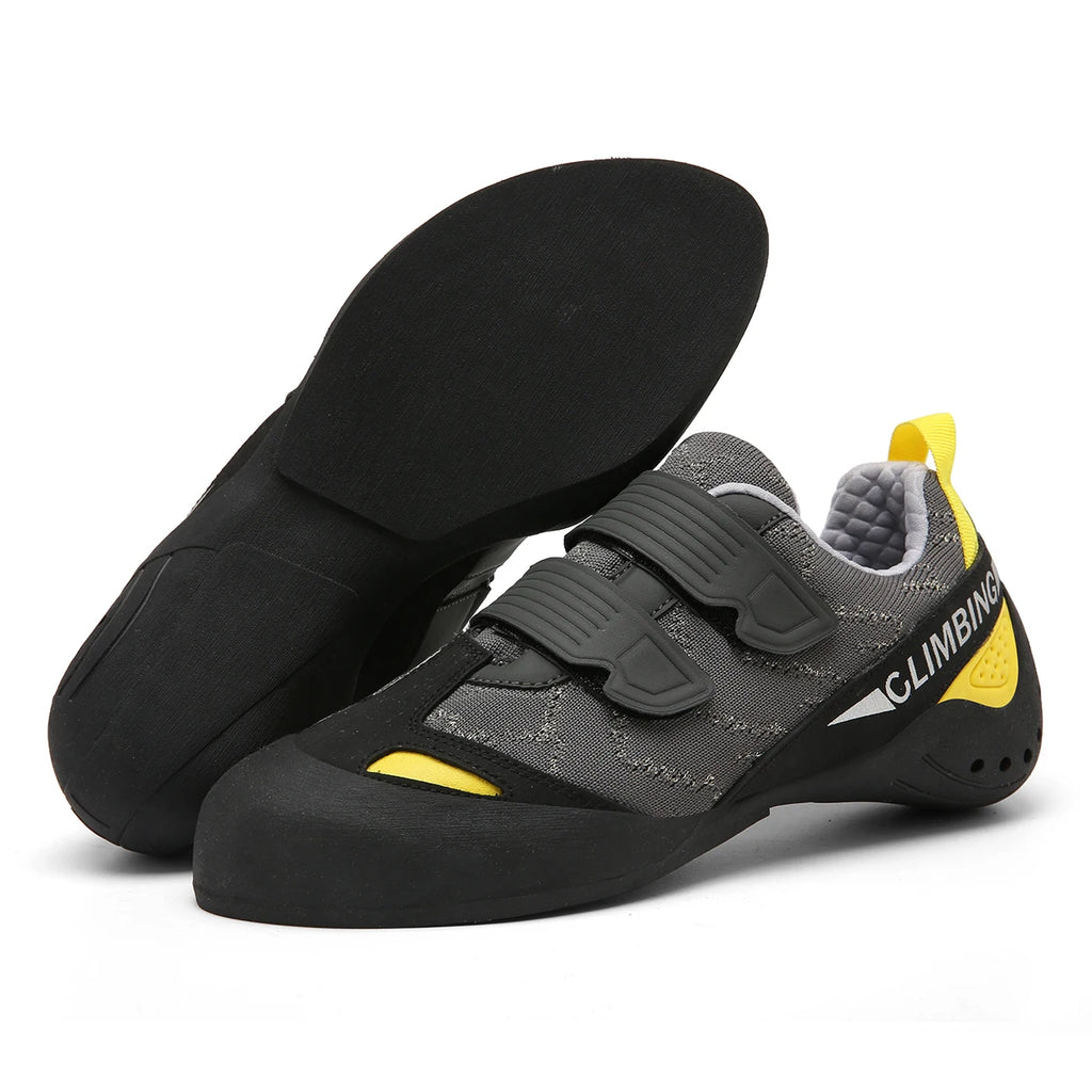 Tênis de escalada profissional masculino para boulder, novo modelo para iniciantes, ideal para escalada ao ar livre, em ambientes internos e externos.
